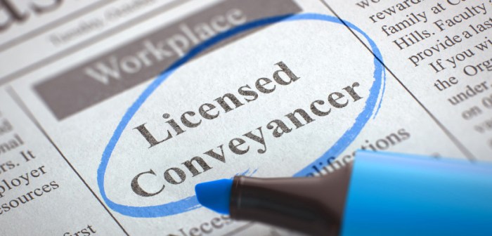 Licensed conveyancer